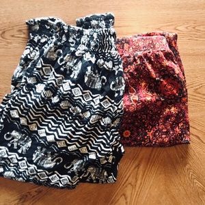 2 pairs comfy/yoga pants